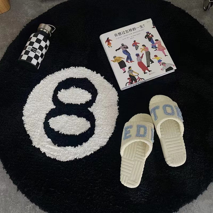 Halloween 8 Ball Rug