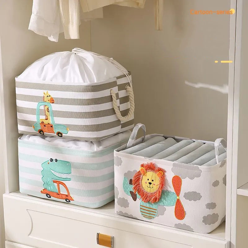 Folding Linen Storage Basket