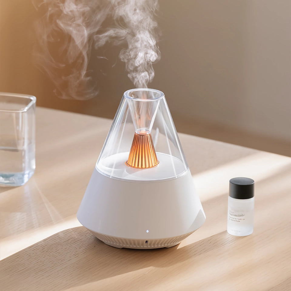 Candlelight USB Ultrasonic Essential Oil Diffuser with Remote Control