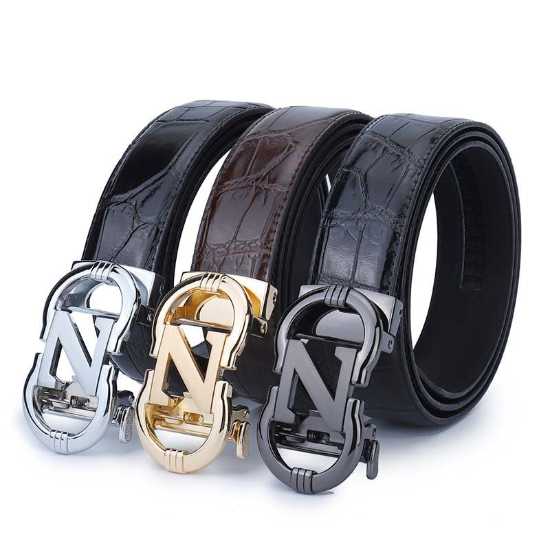 Men's Leather Casual Business Belt