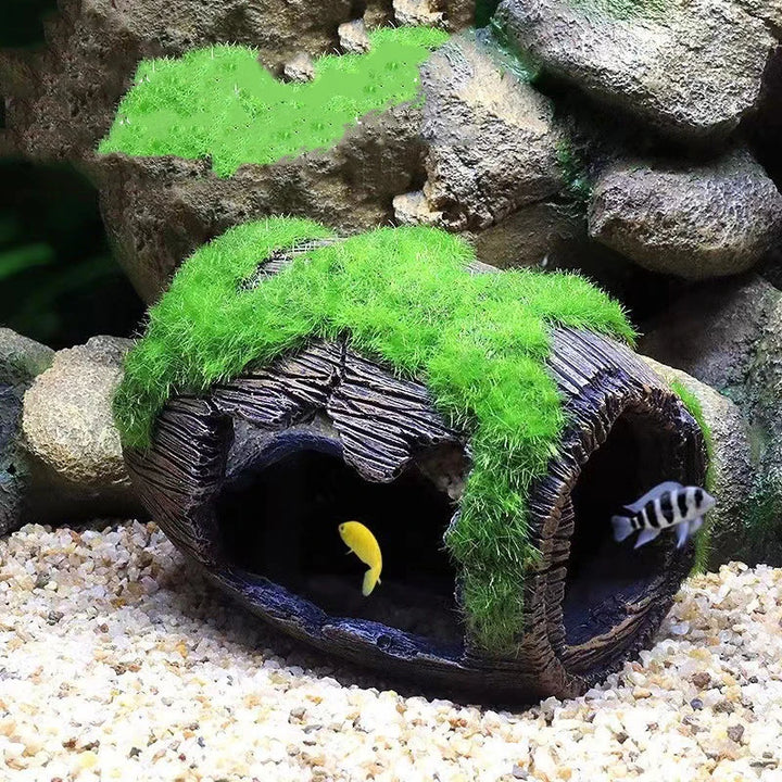 Artificial Aquarium Cask Shelter