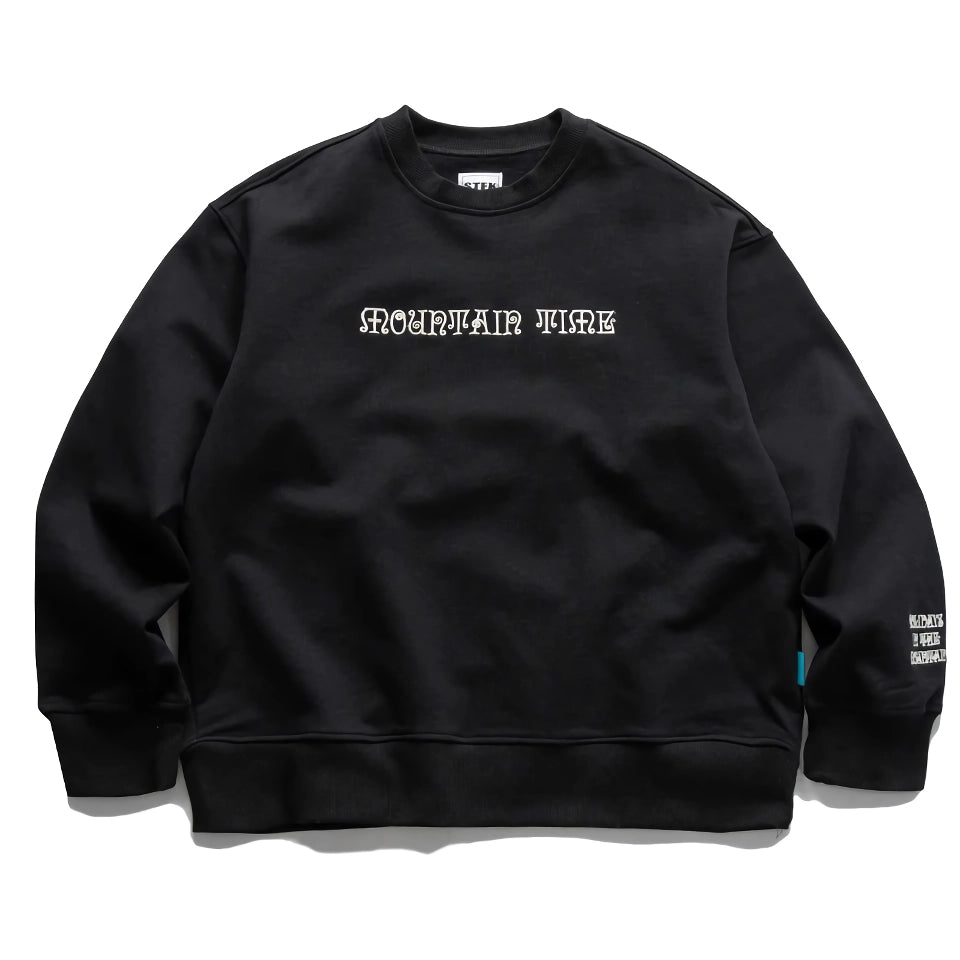 Streetwear Hip Hop Embroidery Sweatshirt for Men