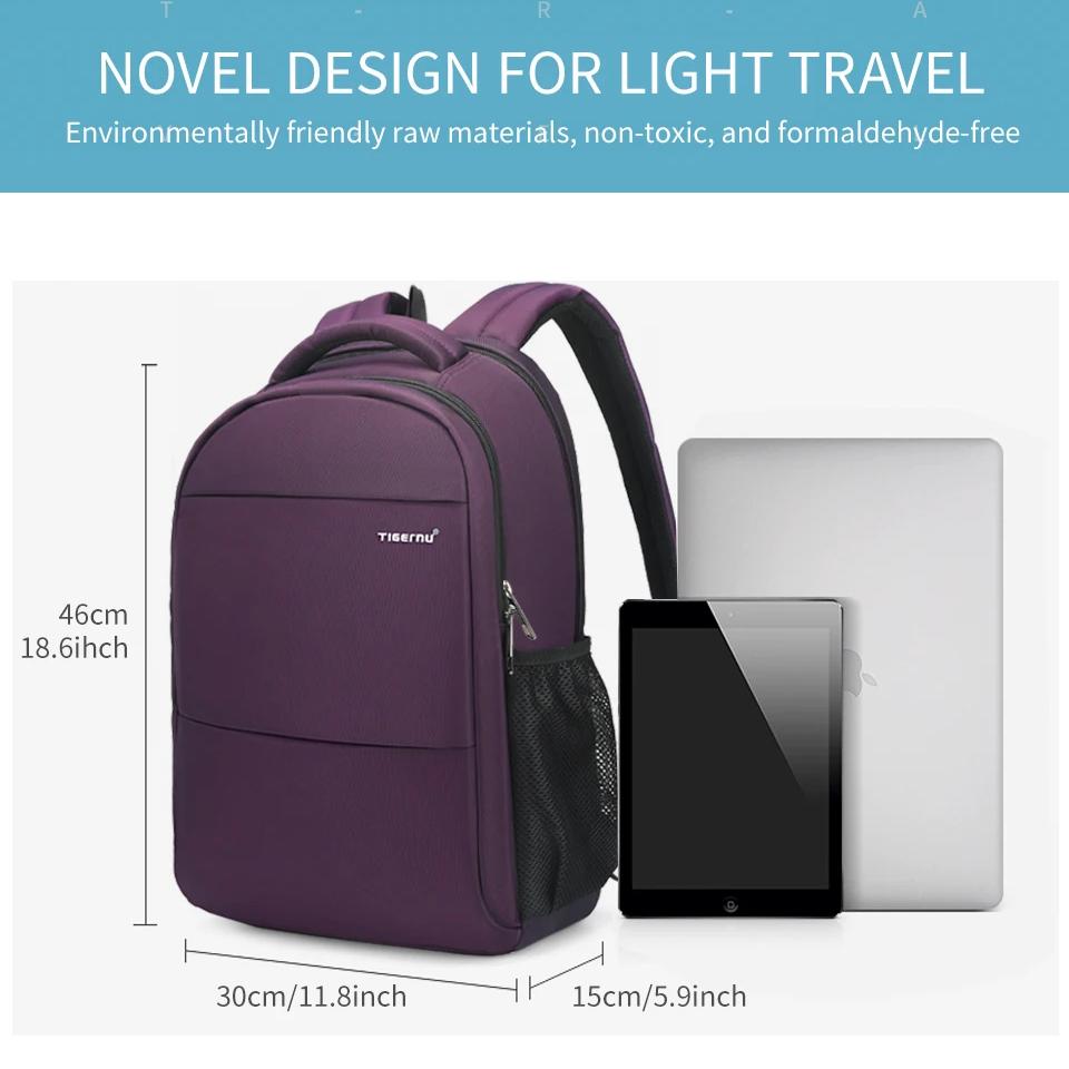 Waterproof Laptop Backpack 15.6" Large Capacity Travel Bag