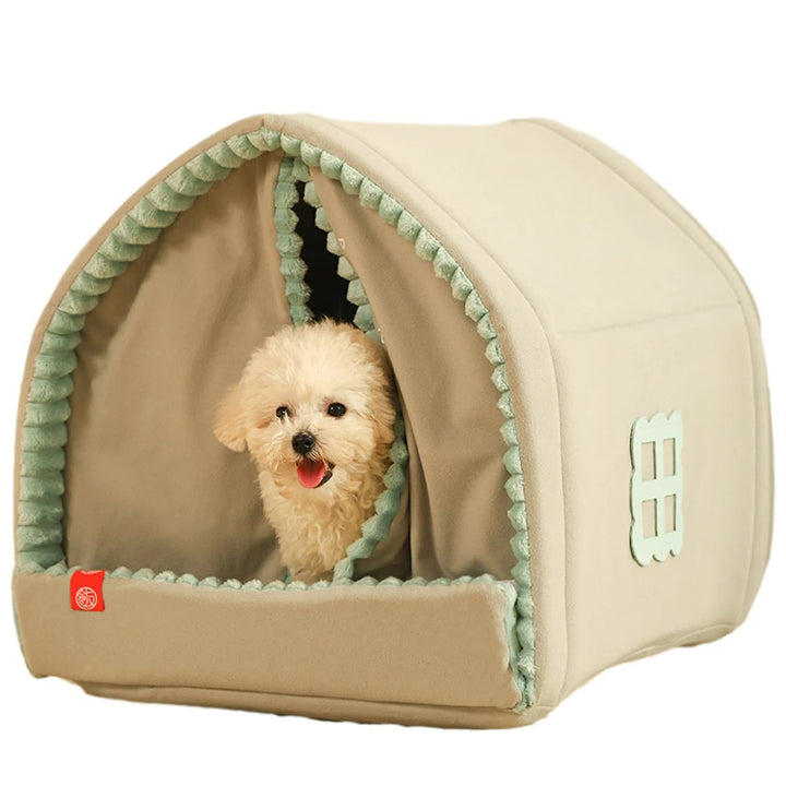 Cozy Enclosed Pet Dog Bed