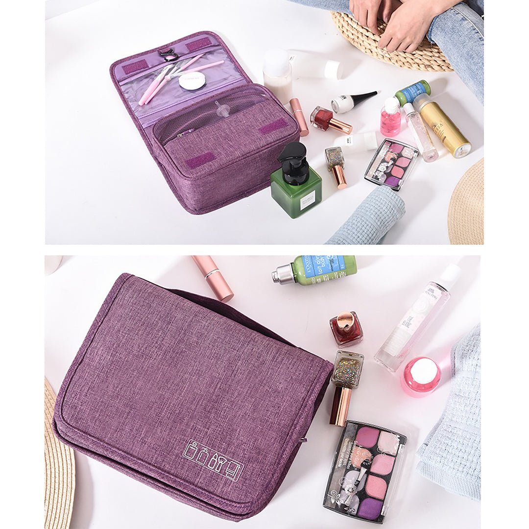 Travel Hanging Toiletry Bag Travel Kit Shaving Bag Waterproof Large Makeup Bag Wash Bag Makeup Organizer Cosmetic Case Puffy Makeup Cosmetic Bag Organizer, Carry-on Travel Accessories