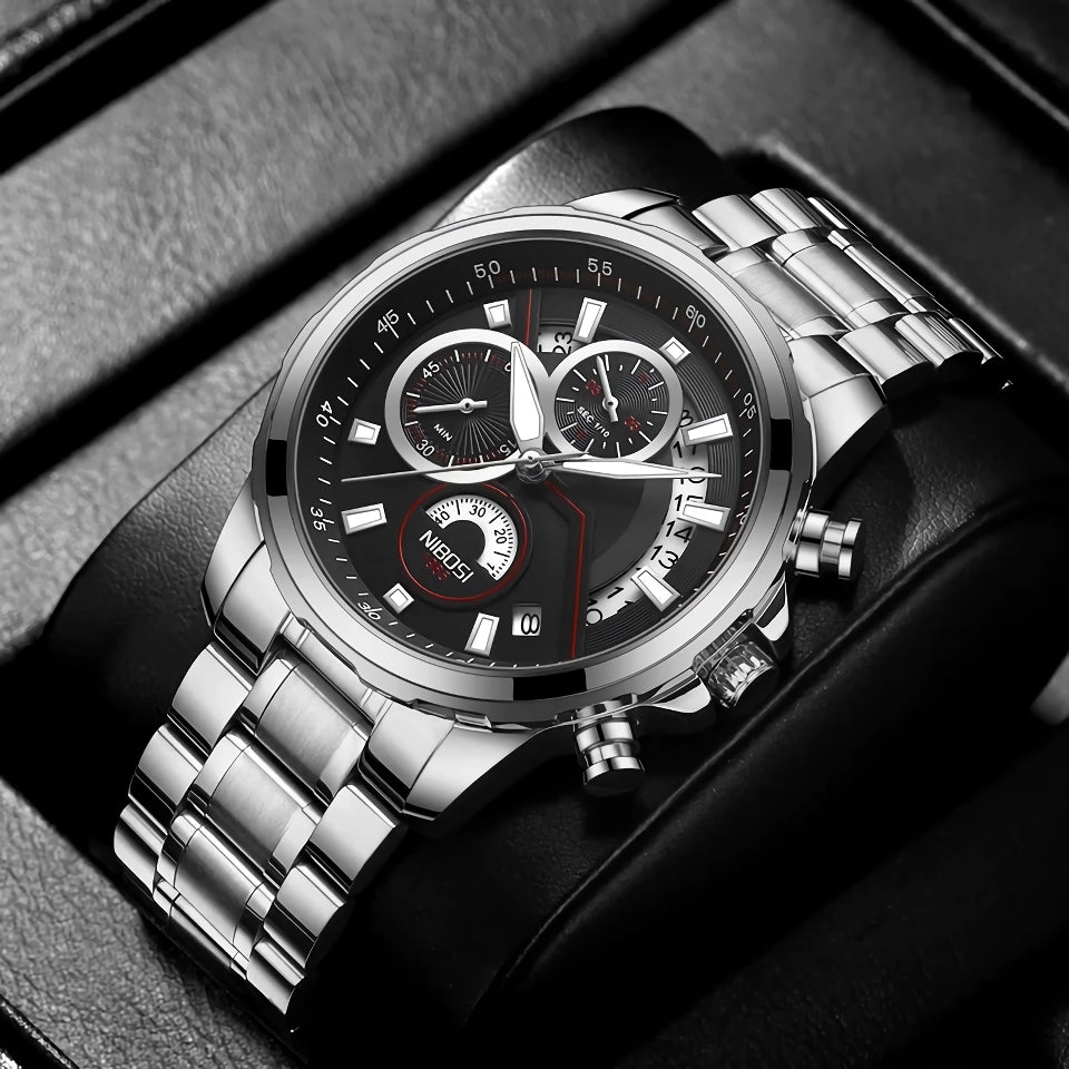 Luxury Men's Luminous Sport Chronograph Waterproof Watch