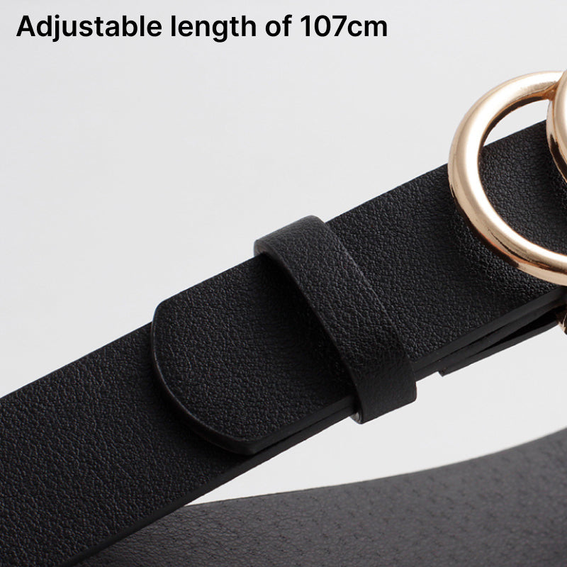 Stylish Minimalist Alloy Buckle Belt