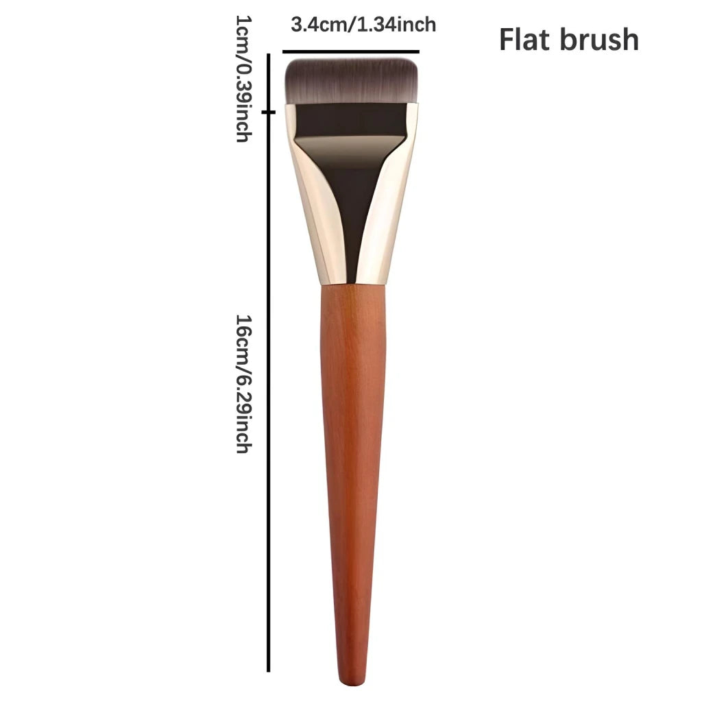 Ultra Thin Flat Foundation Brush for Seamless Makeup Application