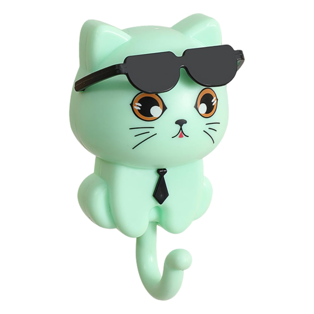 Adorable Cartoon Cat Coat Hook