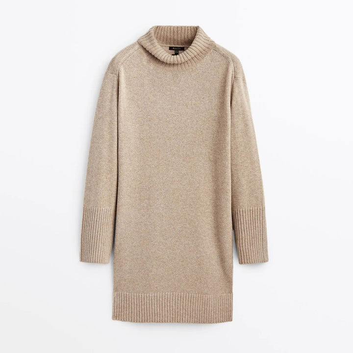 Ethereal Autumn Knit Dress