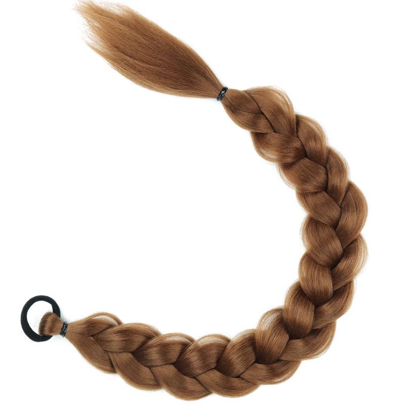 24-Inch Synthetic Braided Ponytail Hair Extension