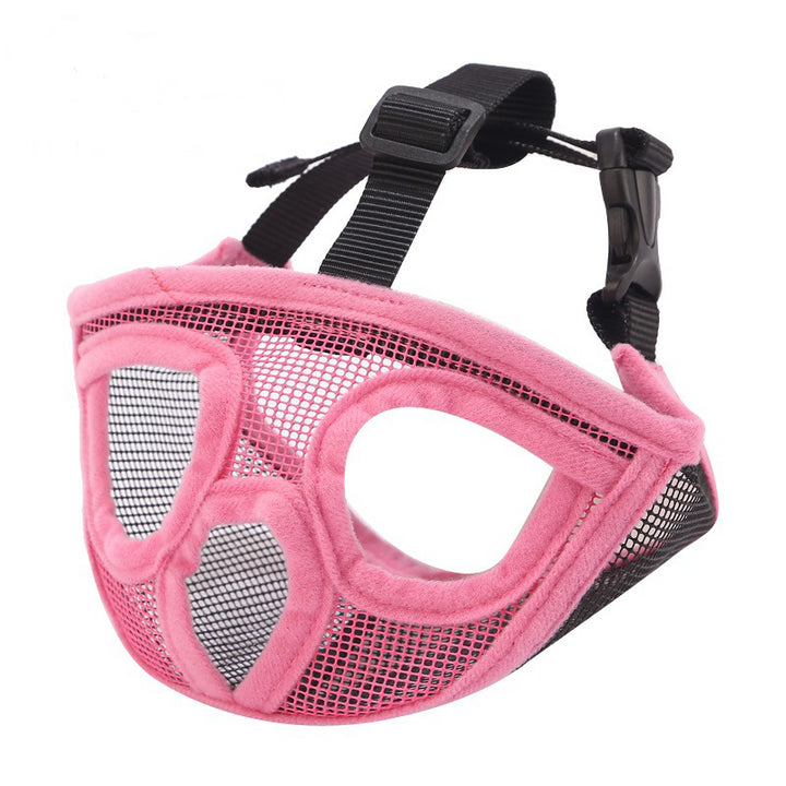 Breathable Mesh Muzzle for Flat-Faced Dogs