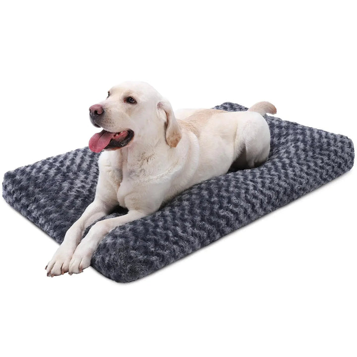 Washable Deluxe Plush Dog Bed