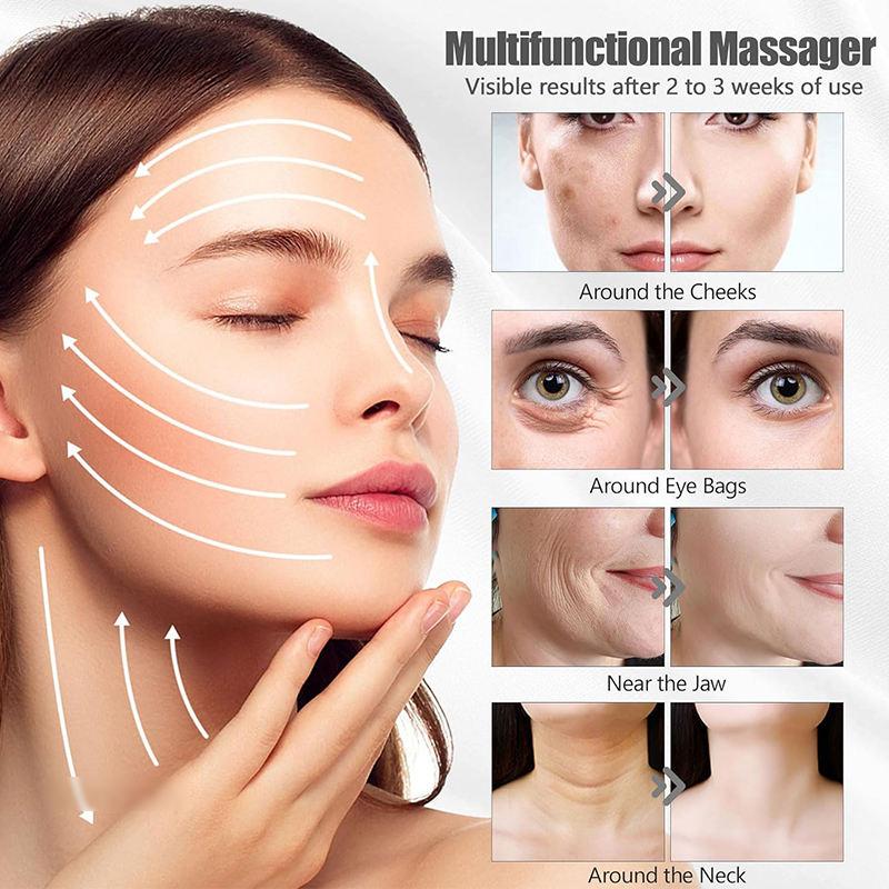 4D Microcurrent Face Lifting Roller Massager