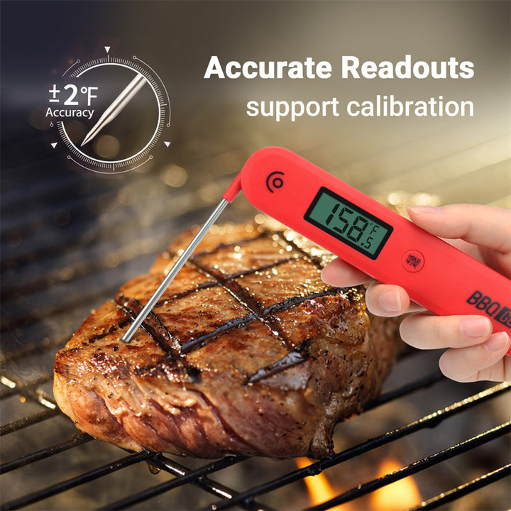 Digital Instant Read Food Thermometer with Foldable Probe