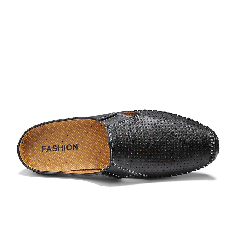 Breathable Stylish Semi-slippers Men's Hollow