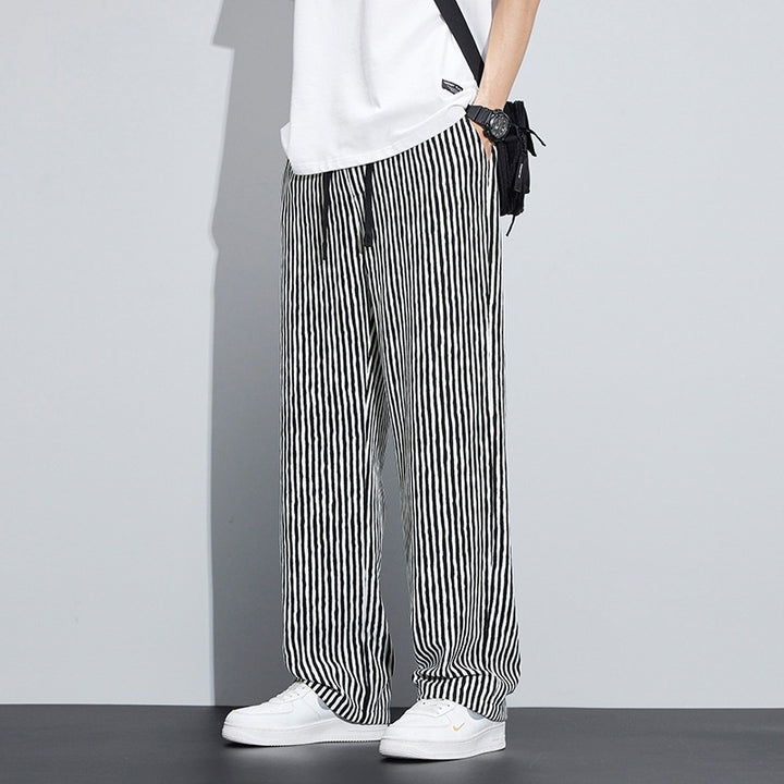 Loose Drooping Straight-leg Pants American Workwear Wide Leg Trousers