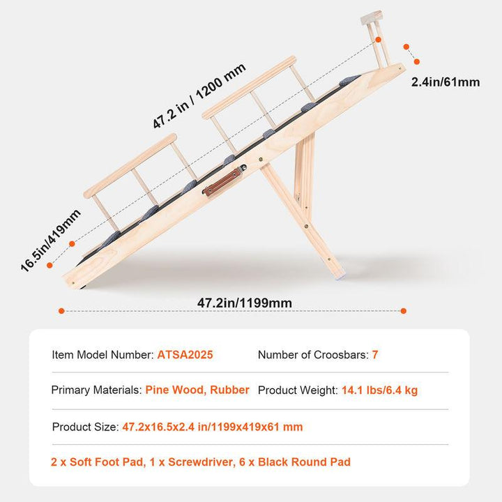 Adjustable Folding Pet Ramp