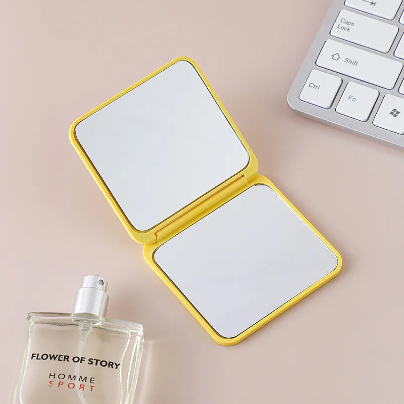 Portable Folding Double-Sided Makeup Mirror