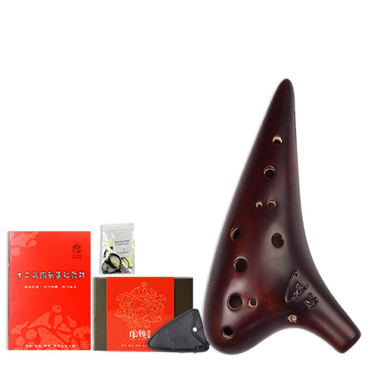 Fengya Alto C Smoked Professionally Played 12-hole Ocarina