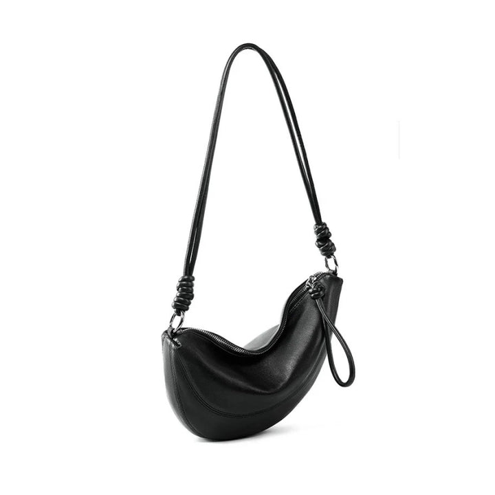 Soft Leather Minimalist Crossbody Bag