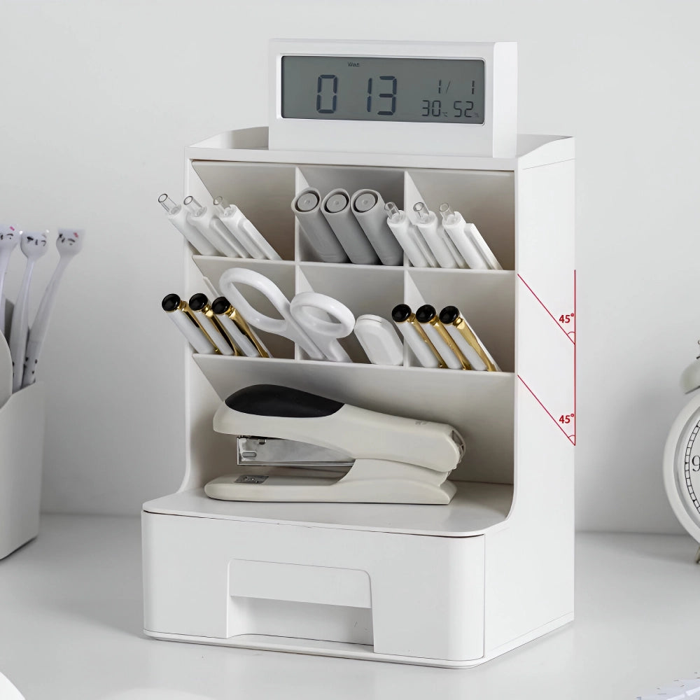 Elegant Multi-Function Desk Organizer