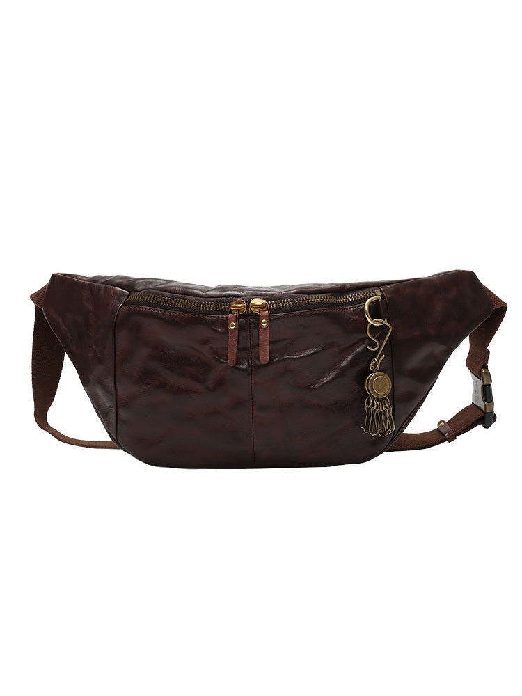 Leather Vintage Plant-tanned Cow Leather Crossbody Bag