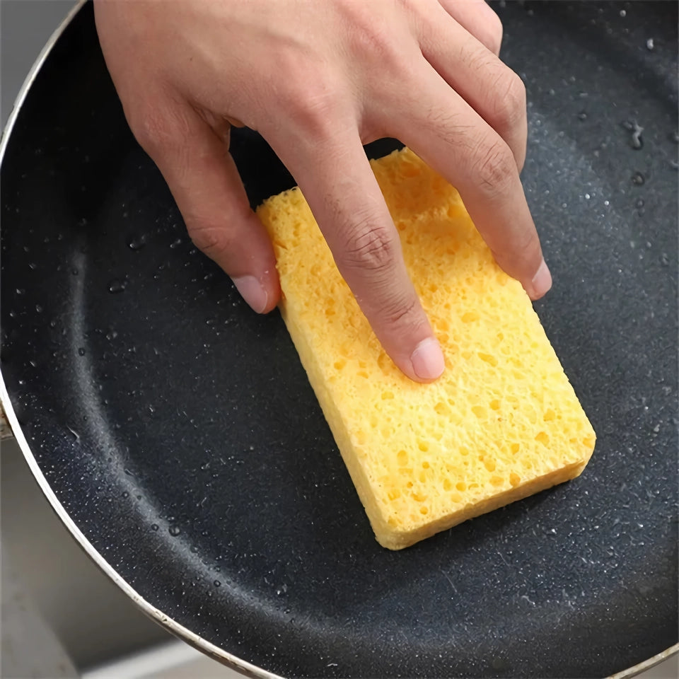 Magic Melamine Sponge for Dishes and Cooktop – Wood Pulp Eraser for Rust, Grease, and Stubborn Stains