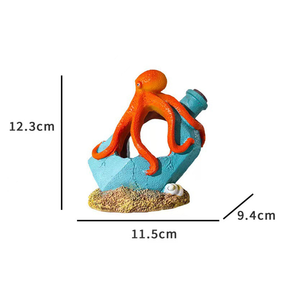 Aquarium Octopus Flowing Bottle Ornament