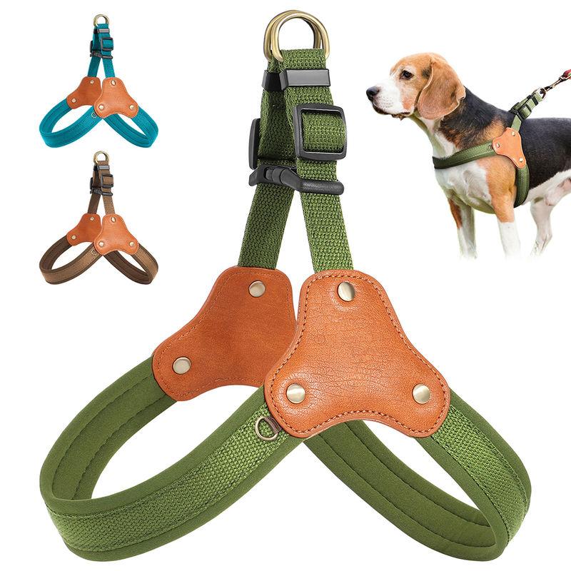 Durable Adjustable Nylon Dog Harness for All Breeds