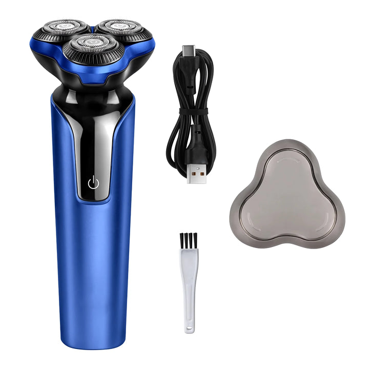 Triple Blade Electric Shaver for Men - Dry & Wet Shaving, USB Rechargeable