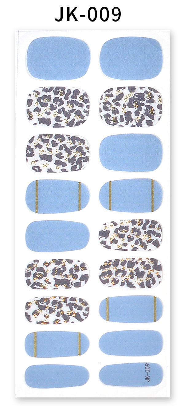 Gel Nail Stickers Bronzing 3D Nail Sticker