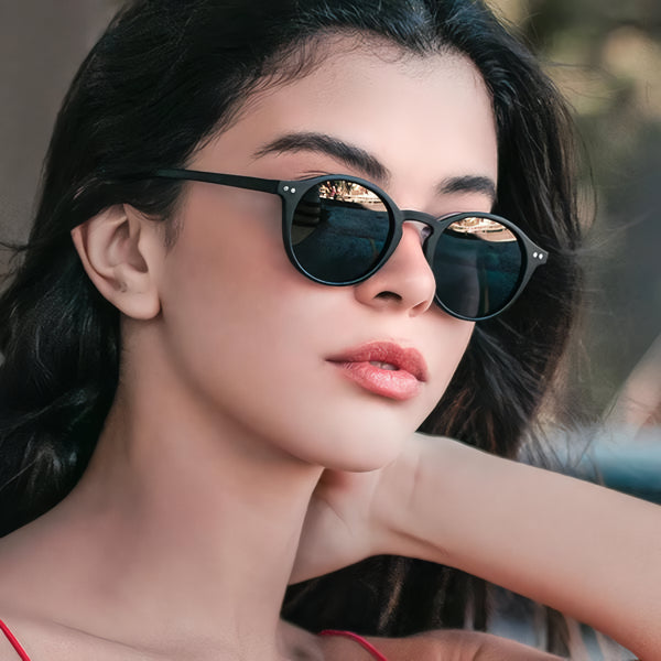 Retro Round Polarized Sunglasses for Men & Women