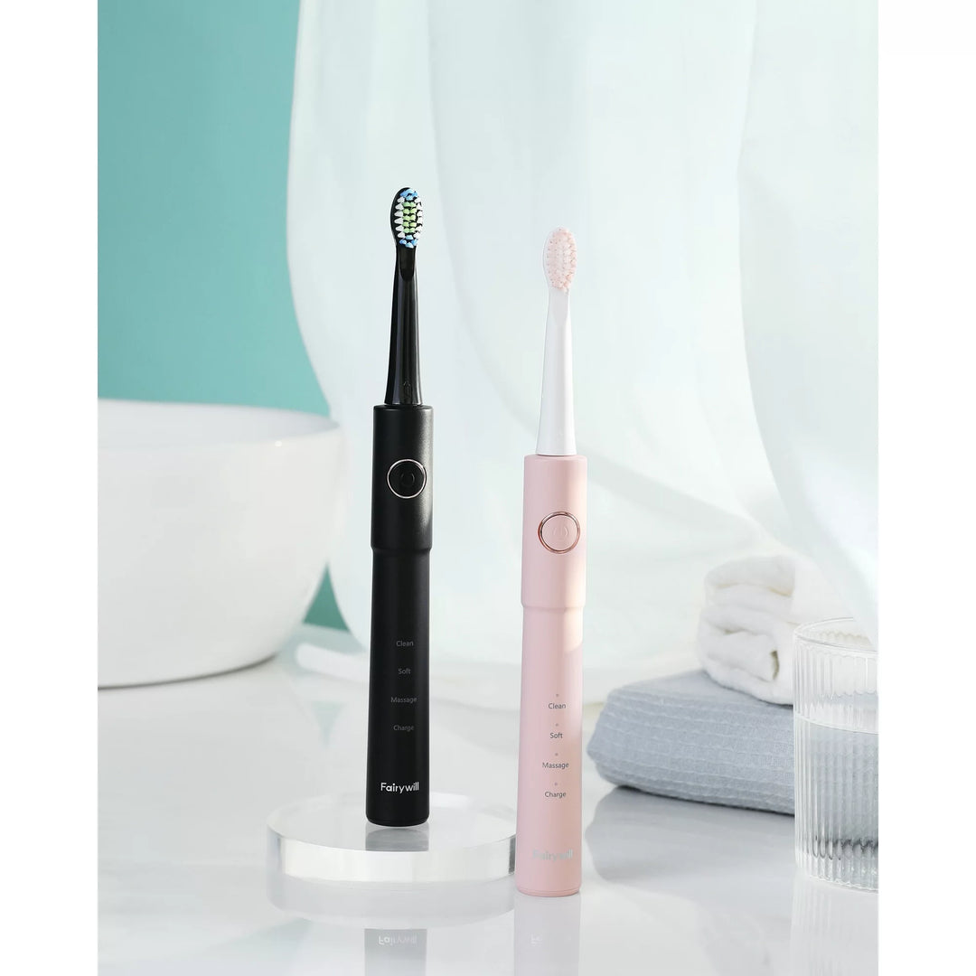 Powerful Sonic Electric Toothbrush with USB Charging and 8 Replacement Heads