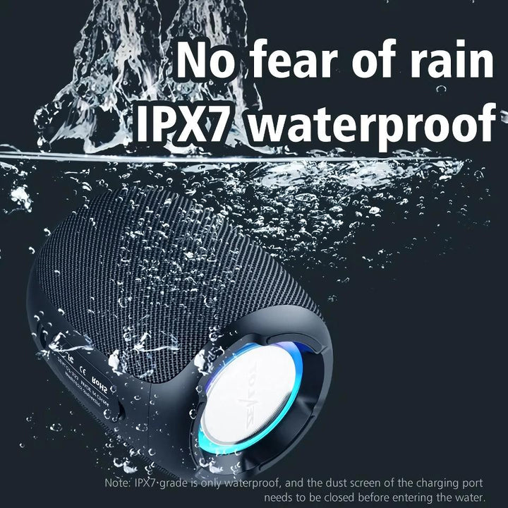 Portable Stereo Subwoofer Waterproof Bluetooth Speaker