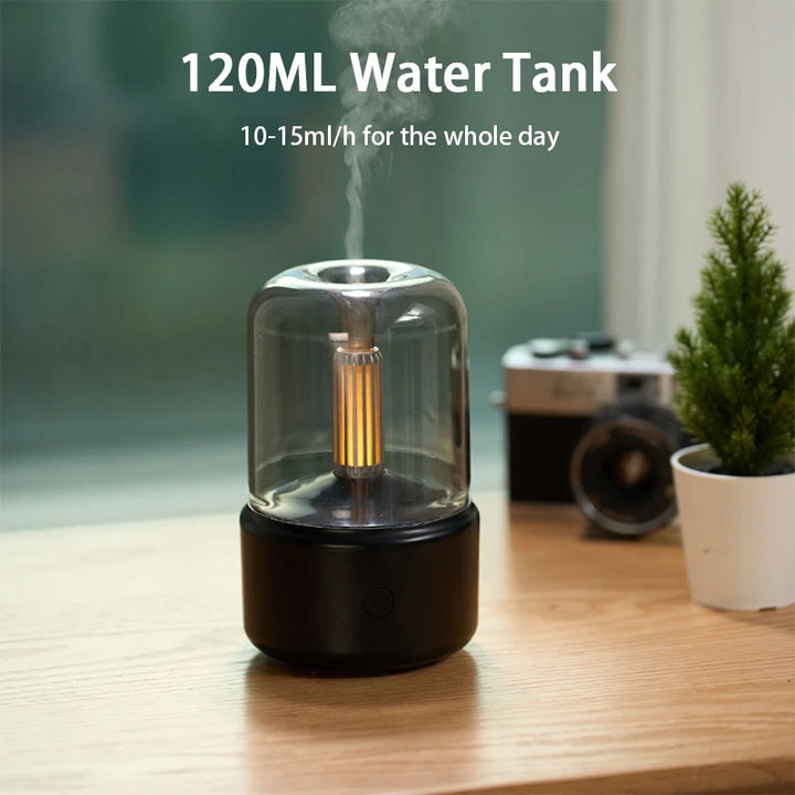 Essential Oil Aroma Diffuser Mini USB Air Humidifier with LED Night Light