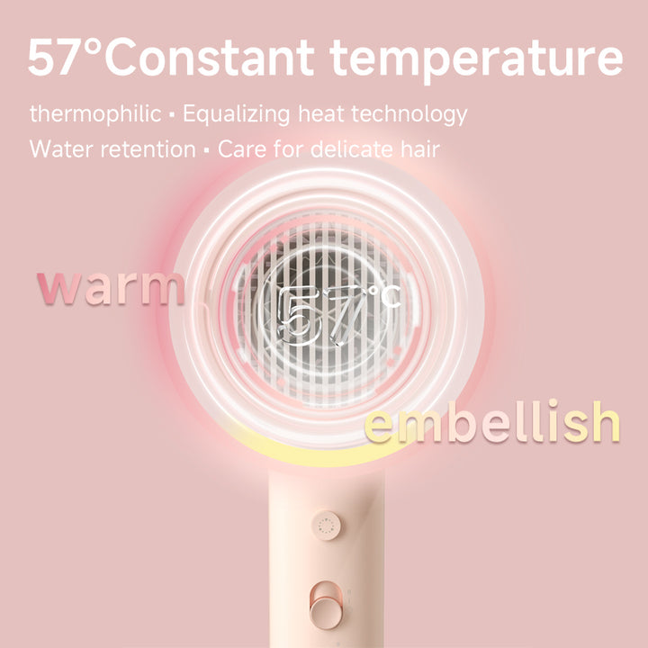 High-Power Ionic Hair Dryer with Smart Temperature Control