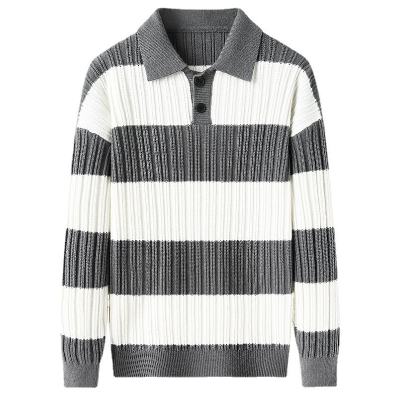 Loose Striped Fashion Casual Long Sleeve Top