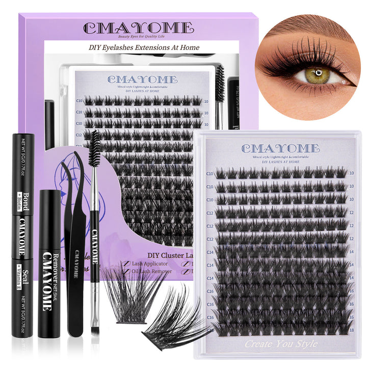 DIY Boxed Segment False Eyelashes Suit Double-headed Glue