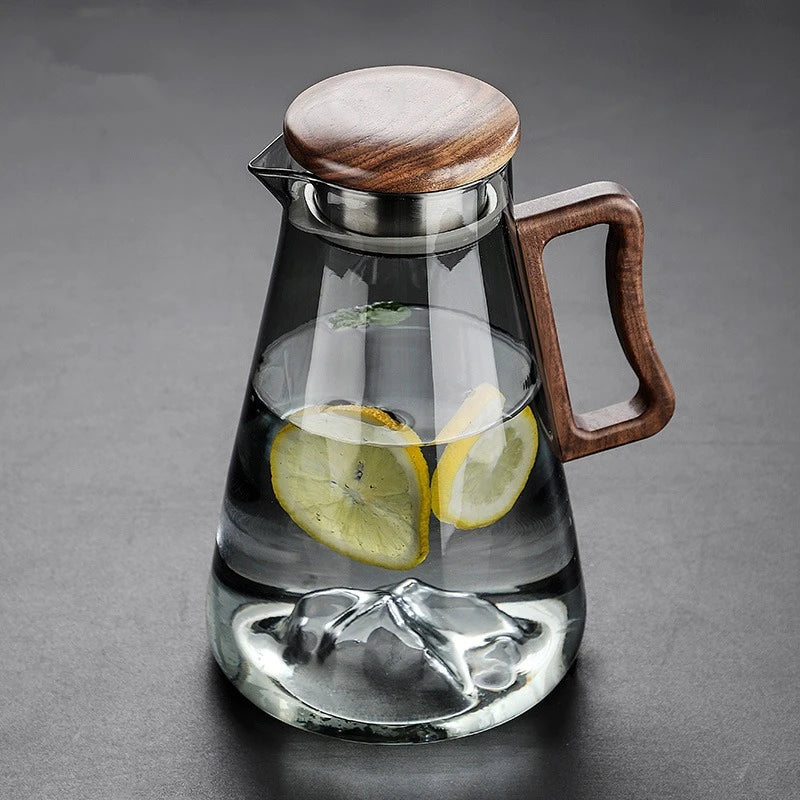 Creative Heat-Resistant Glass Cup Set with Kettle