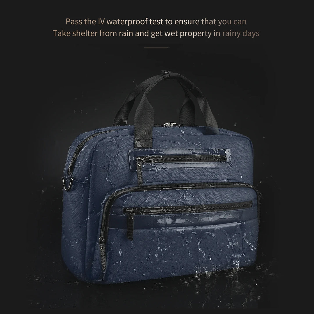 Waterproof 14.1" Laptop Briefcase for Men