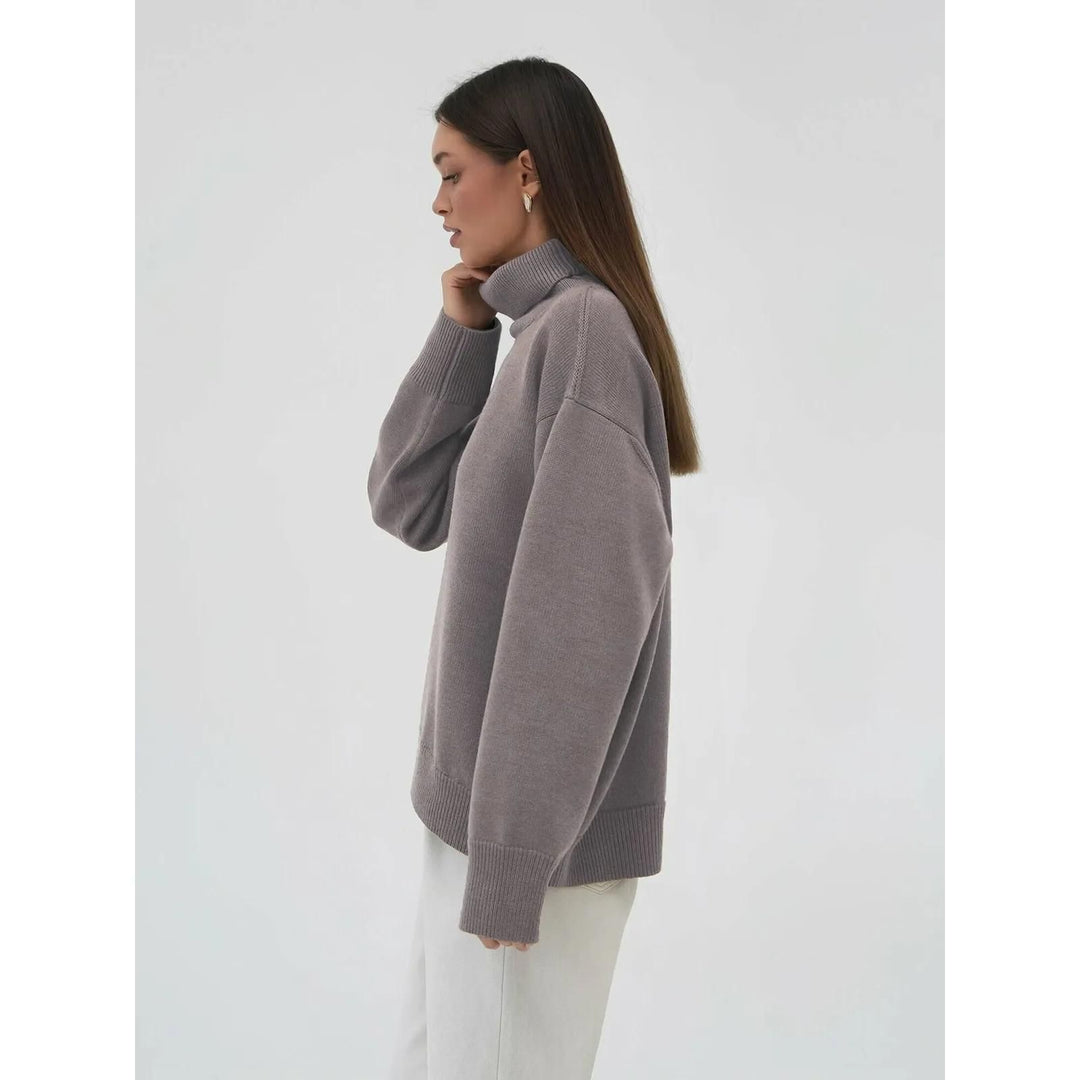 Casual Oversized Knitted Pullover for Women