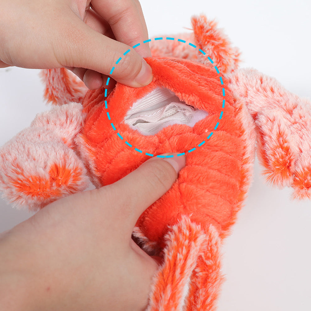 Interactive Plush Flopping Lobster Toy