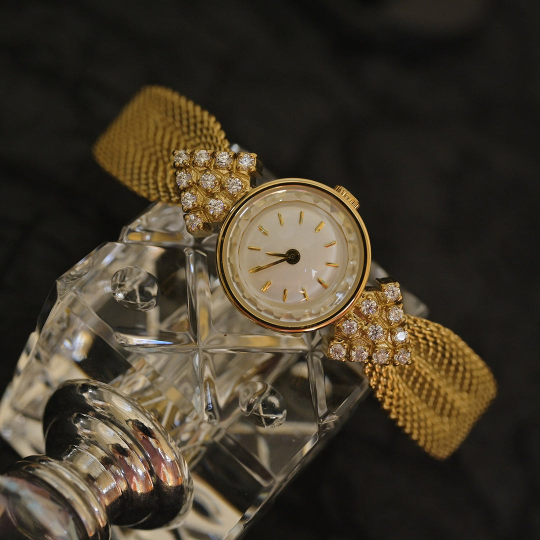 Jewelry Vintage Watches Kaleidoscope Diamond Quartz Women's Watch