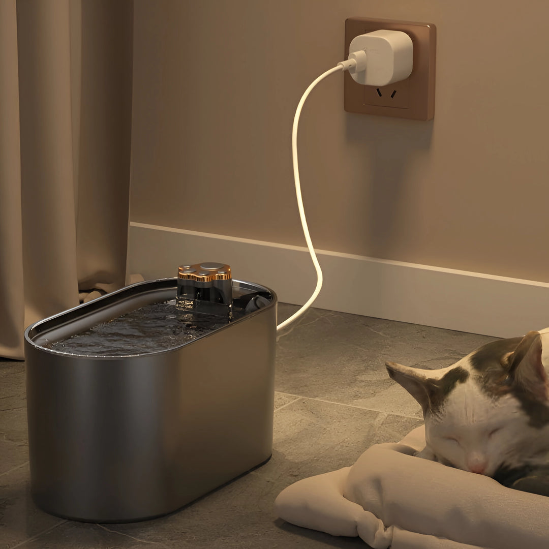 3L Intelligent Cat Water Fountain – Ultra Quiet Automatic Pet Drinking Fountain