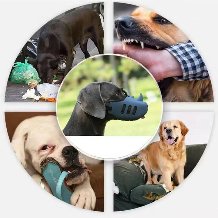 Adjustable Soft Silicone Dog Muzzle