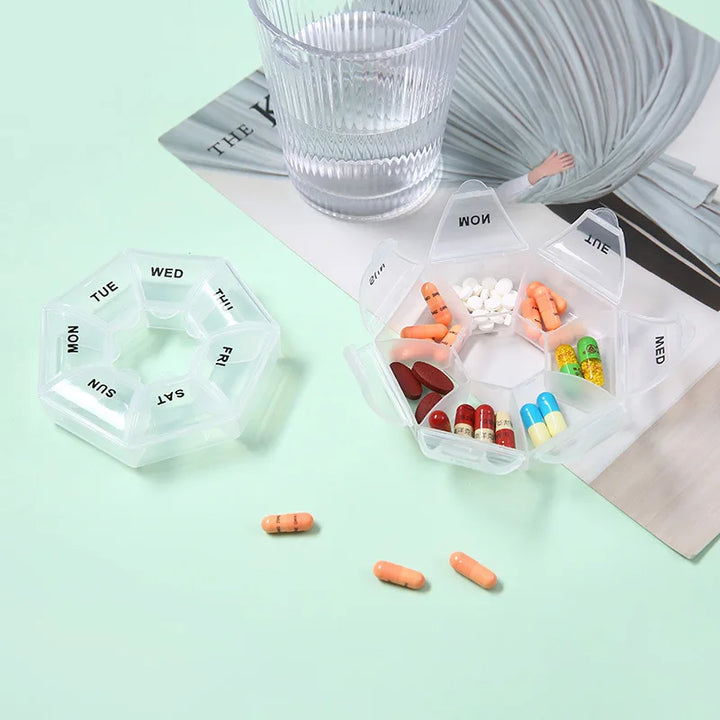 Portable 7-Day Pill Organizer