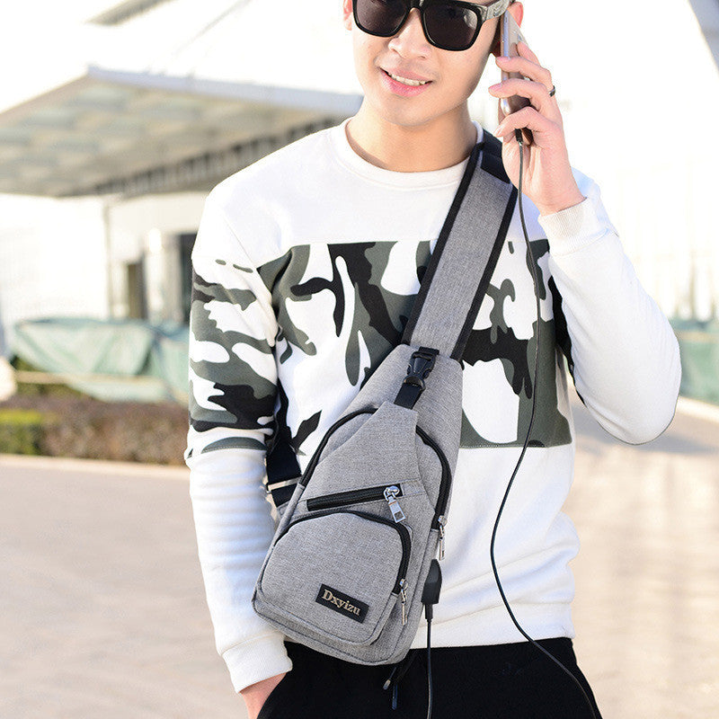 Multifunctional Single Shoulder Messenger Bag Men Cross Bag