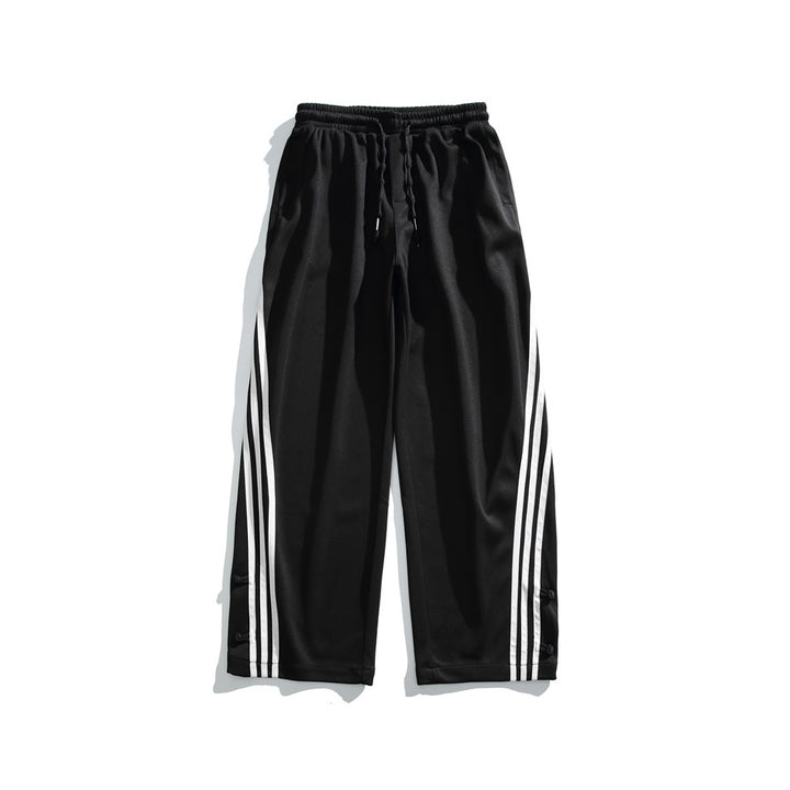 Fashion Striped Sports Trousers For Men And Women