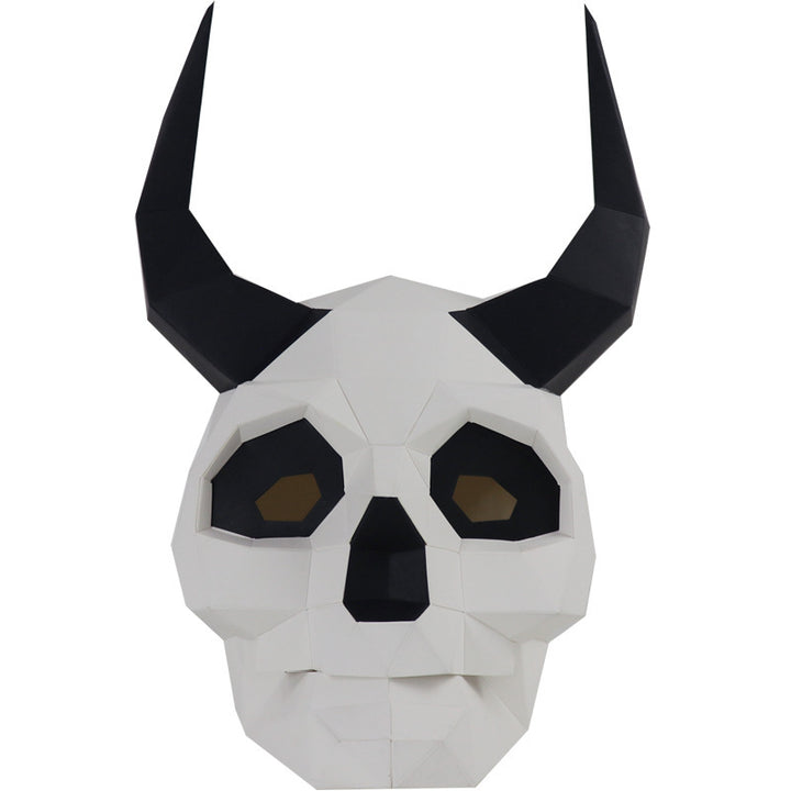 Halloween New Version Of The Devil Skull Creative DIY Mask Paper